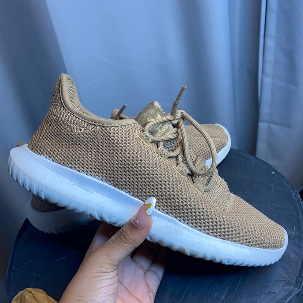 Adidas Tan & White Running/Casual Shoes